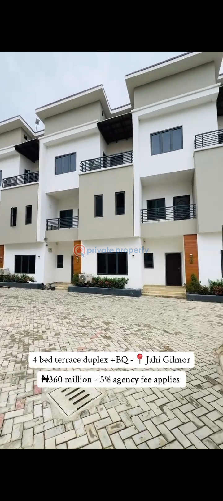 4 bedroom Terrace For Sale Gilmore Jahi Abuja Phase 2 