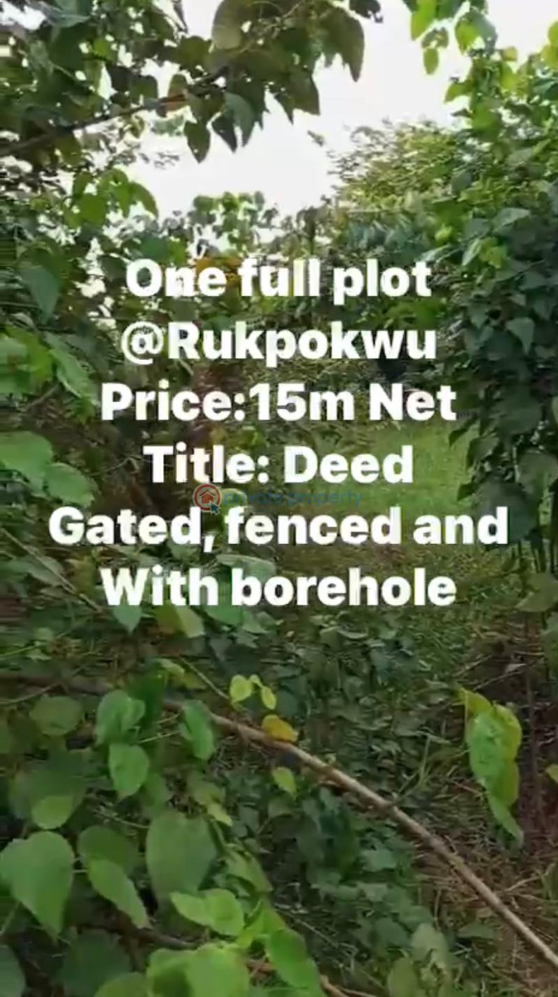 Residential Land For Sale Rupkokwu Rupkpokwu Port Harcourt Rivers - 1