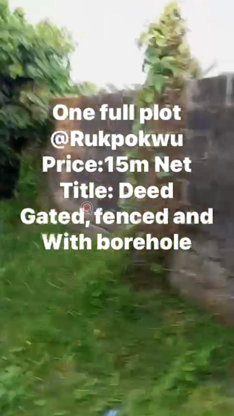 Residential Land For Sale Rupkokwu Rupkpokwu Port Harcourt Rivers - 0