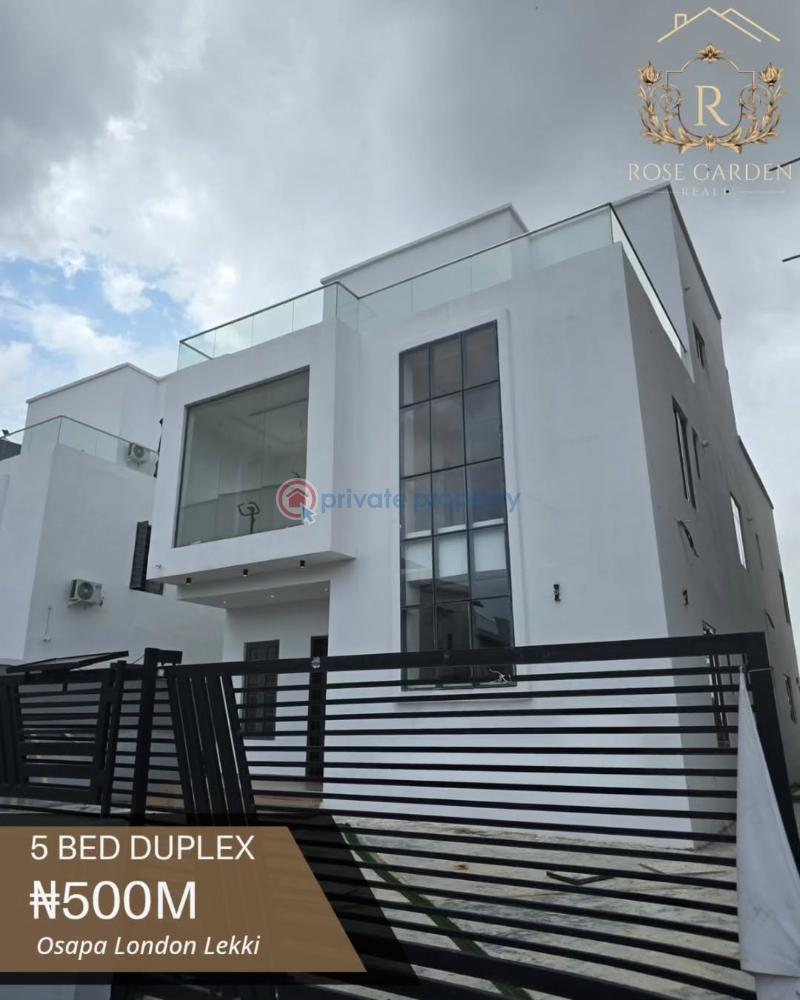 5 bedroom Duplex For Sale A Private Estate In Osapa London Osapa London Lekki Lagos - 0