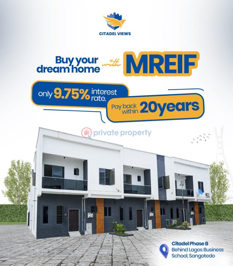 1 bedroom Terraced Duplex For Rent Citadel Views Phaseb Behind The Lagos Business School Sangotedo Very Close To Lbs, Blenco, Skymall, Abraham Adesanya Estate, Novare Mall Sangotedo Lagos - 0
