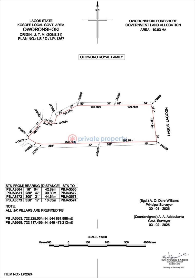Land For Sale Oworonshoki Kosofe/Ikosi Lagos - 1