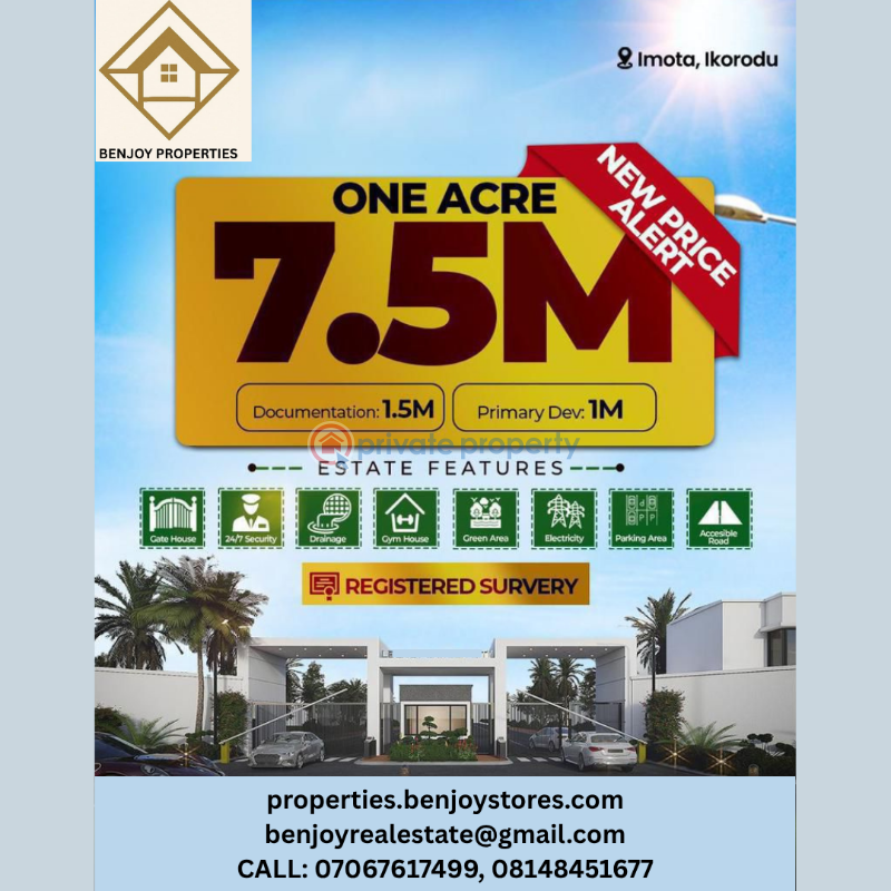 Residential Land For Sale Imota Ikorodu Lagos