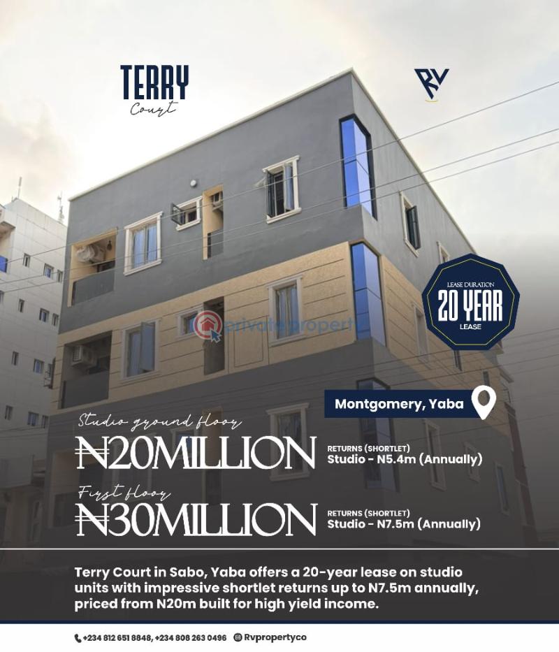 1 bedroom Studio Apartment For Sale Sabo, Yaba Sabo Yaba Lagos - 0