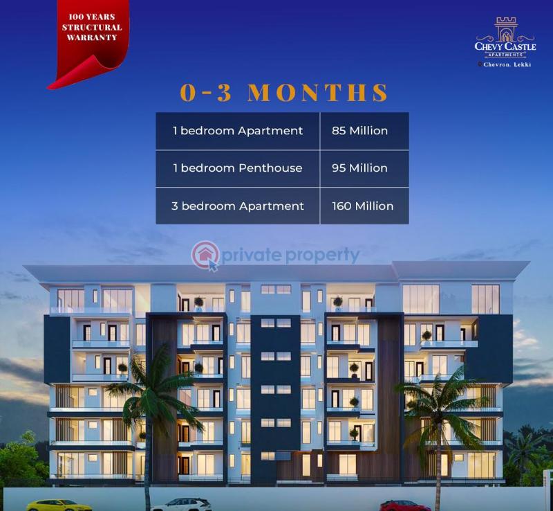 1 bedroom Block Of Flats For Sale Chevron Drive Chevy View Apartment Lekki Phase 1 Lagos