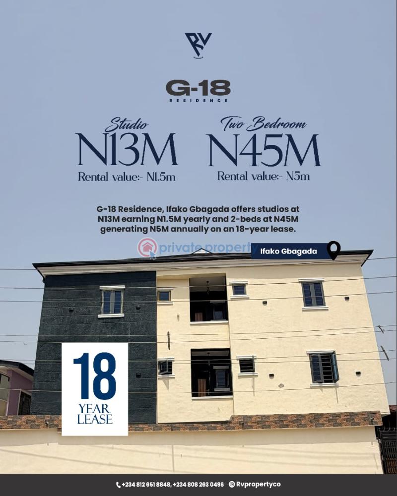 1 bedroom Studio Apartment For Sale Ifako,gbagada Ifako-Gbagada Lagos - 16