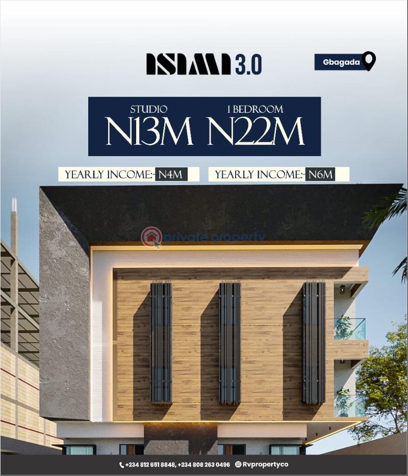 1 bedroom Studio Apartment For Sale Gbagada Lagos - 1