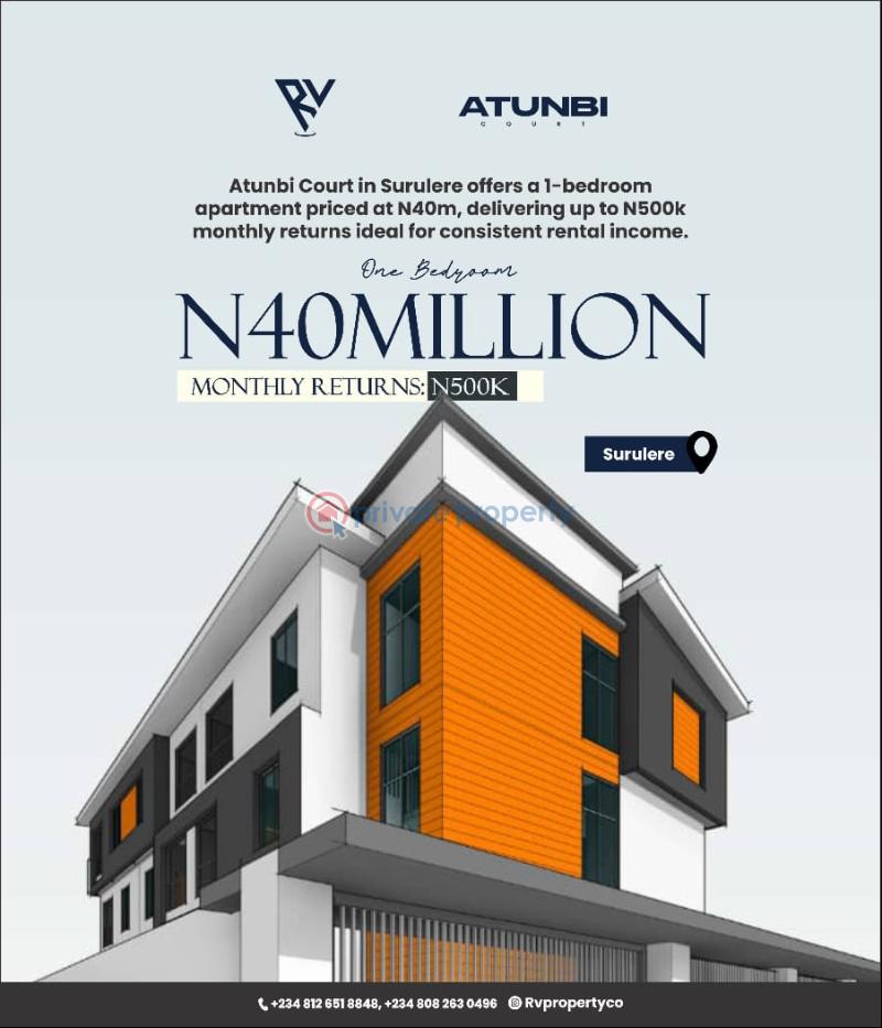 1 bedroom Mini Flat For Sale Surulere, Lagos Surulere Lagos - 0