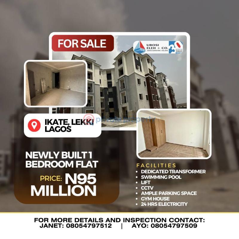 1 bedroom Mini Flat For Sale Ikate Elegushi Lekki Lagos - 1