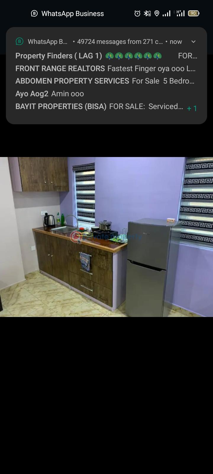 1 bedroom Self Contain Short let Opebi Link Bridge Ikeja  Lagos - 1