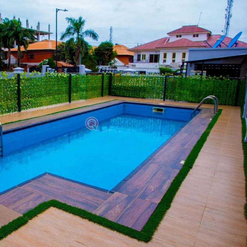 1-bedroom studio apartment with pool at lekki phase 1 - 1 1 bedroom Studio Apartment Short let Lekki Phase 1 Lagos - 1