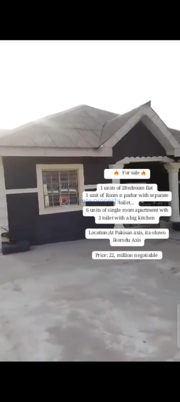 Bungalow For Sale Pakisan Axis, Ita Oluwo, Ikorodu. Ikorodu Lagos - 1