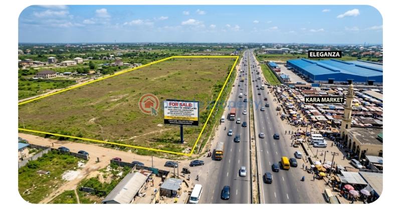 Mixed use Land For Sale Opposite Kara Market Facility Lekki Expressway Abijo Ajah Lagos