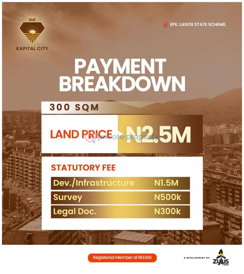 Commercial Land For Sale Secured Estate In Kapital City Epe Lagos - 4