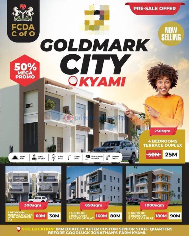 3 bedroom Residential Land For Sale Immediately After Custom Senior Officers Quarters Before Goodluck Jonathan’s Farm Kyami Lugbe Abuja Phase 4 