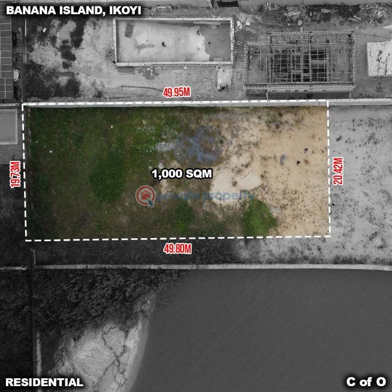 1,000sqm of bareland - 3 Residential Land For Sale Banana Island Ikoyi Lagos - 3