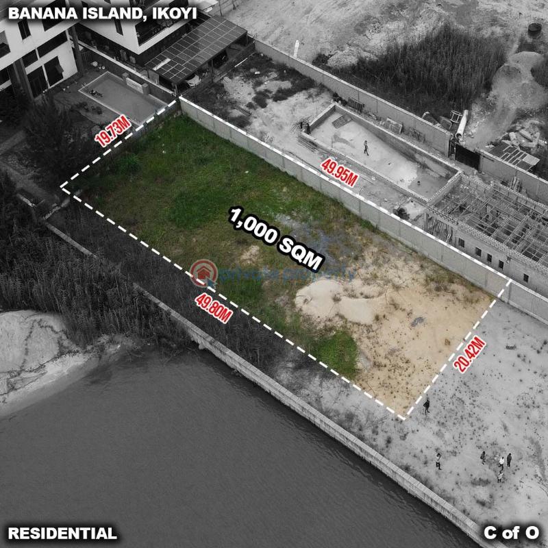 1,000sqm of bareland - 2 Residential Land For Sale Banana Island Ikoyi Lagos - 2