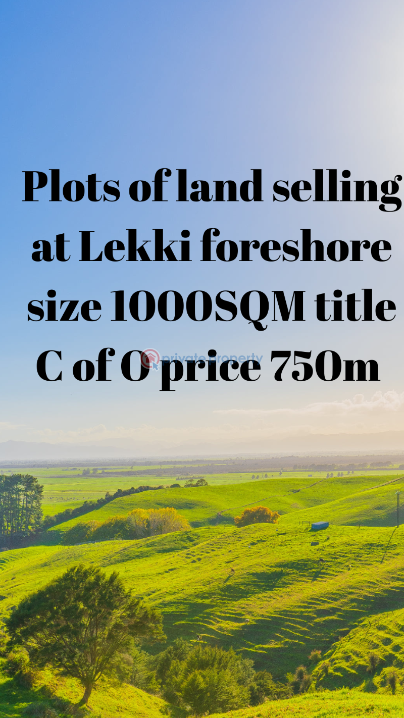 Mixed use Land For Sale Lekki Foreshore Lekki Lagos