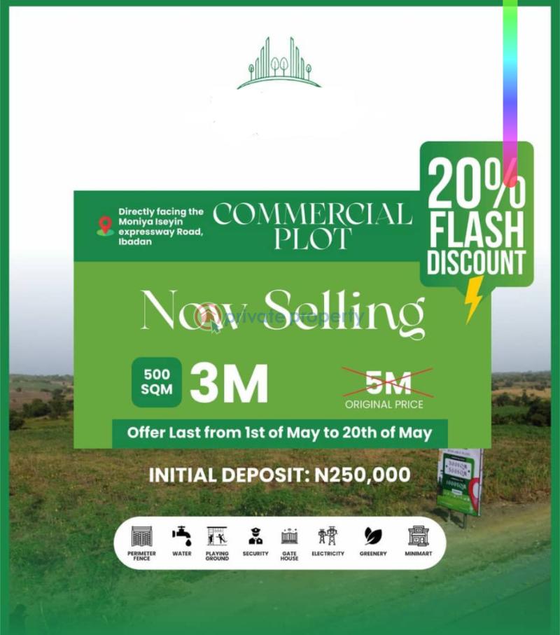100%dry land for sale buy and build - 1 Land For Sale Directly Facing The Moniya Iseyin Expressway To Ibadan Ibeju-Lekki Lagos - 1