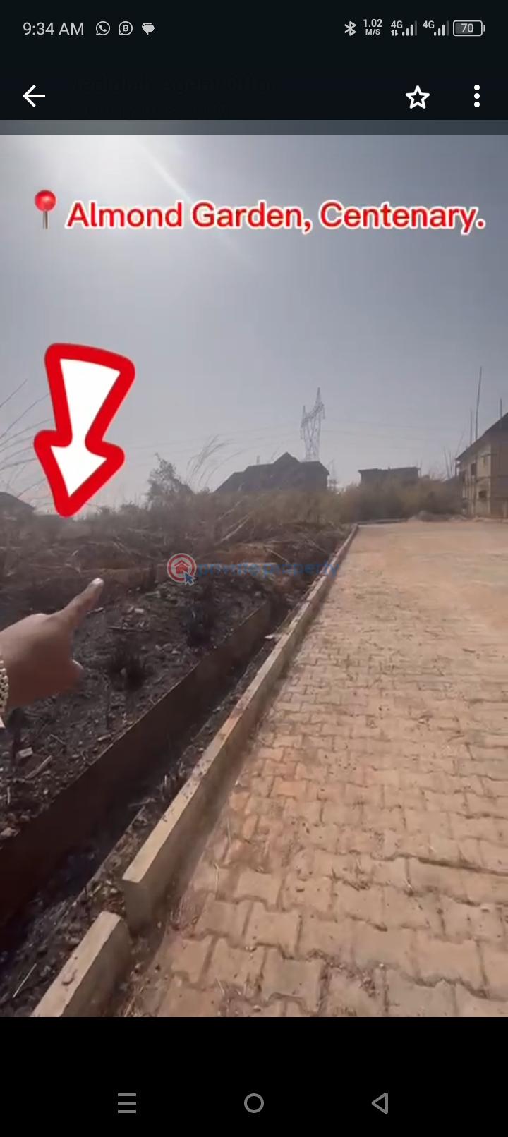 1100sqm double corner plot - 5 Residential Land For Sale Almond Garden Estate Centenary Enugu Area  - 5