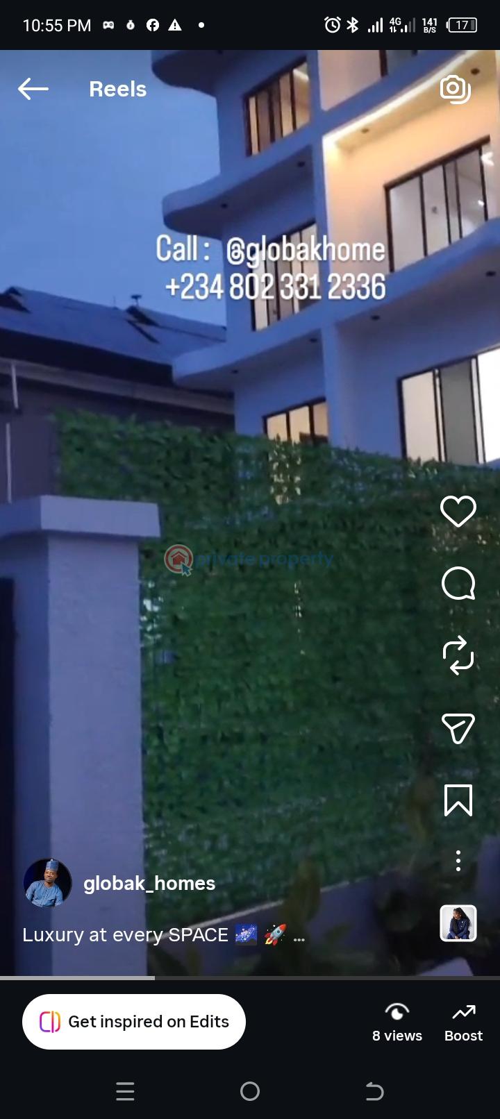 3 bedroom Block Of Flats For Sale International Airport Ikeja GRA Lagos - 1