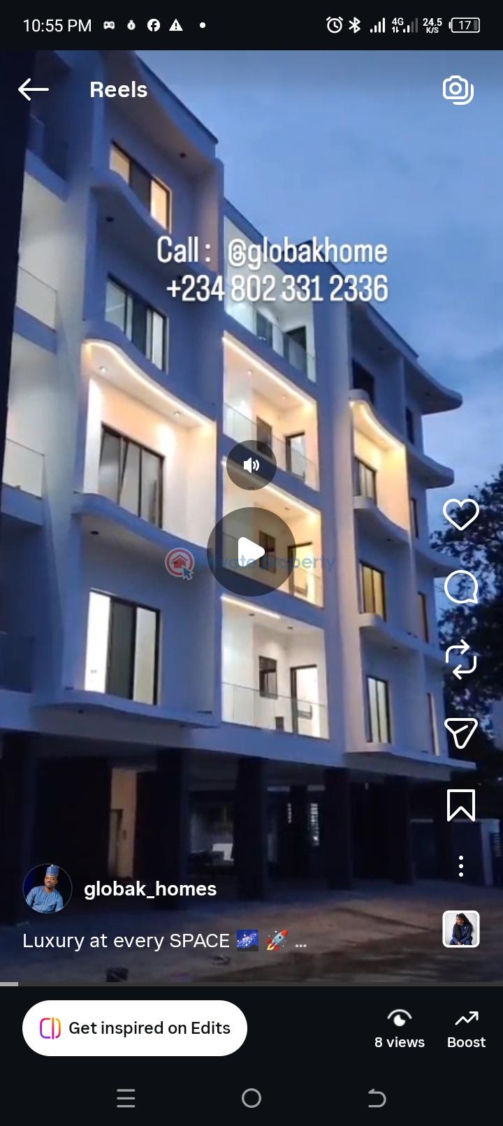 3 bedroom Block Of Flats For Sale International Airport Ikeja GRA Lagos - 2