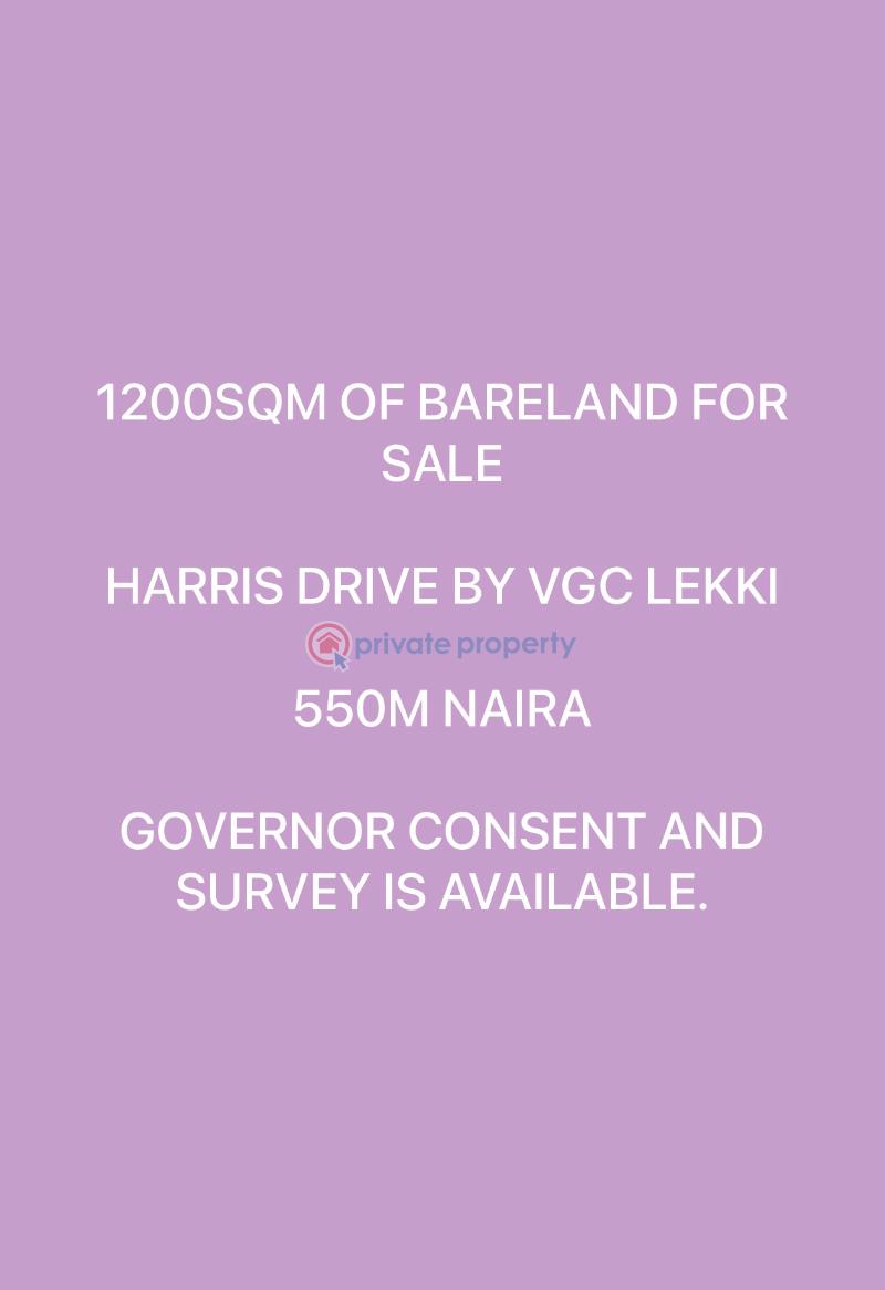 Mixed use Land For Sale Harris Drive Victoria Garden City Lekki Lagos