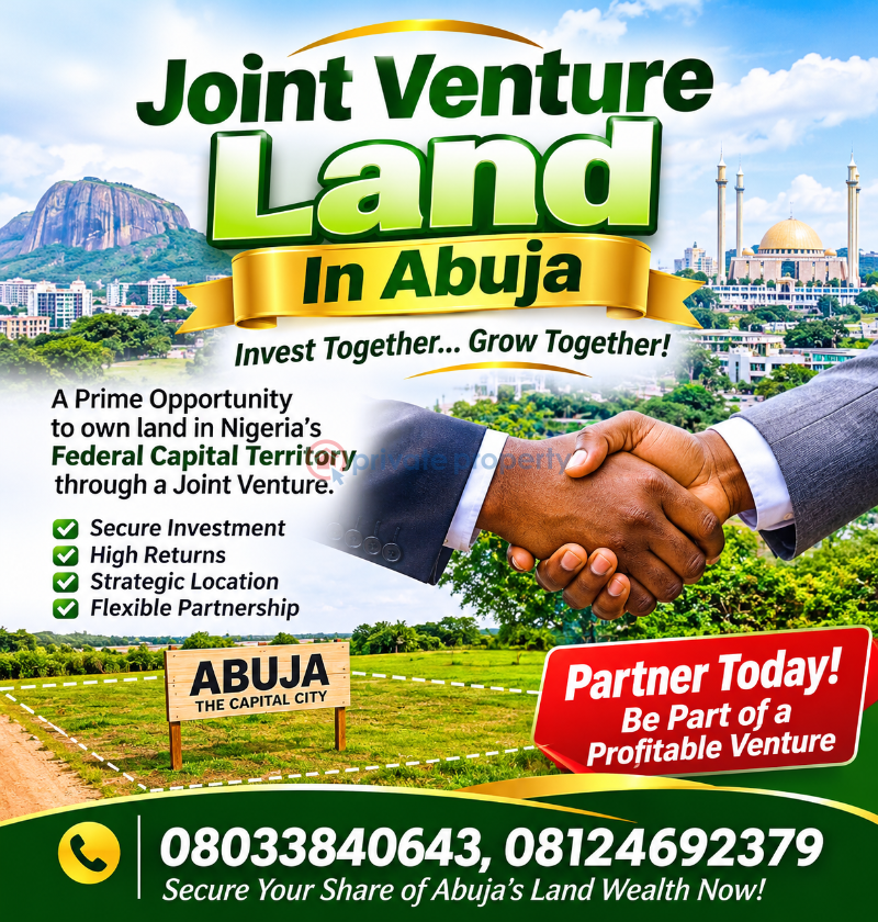 Joint Venture Land For Sale Maitama Abuja Phase 1 