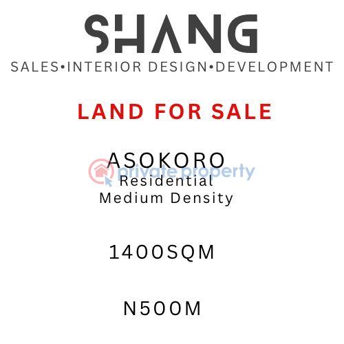 For sale Residential Land Asokoro Abuja Phase 1 (PID 5PCANG