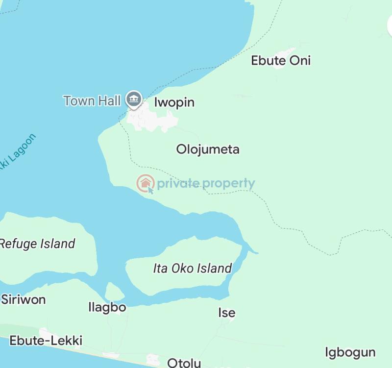 Mixed use Land For Sale Ise Island Iwopin Ogun Waterside  - 2