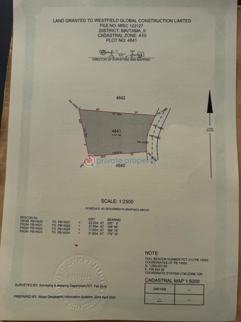 Residential Land For Sale Maitama 2 Maitama Abuja Phase 1 