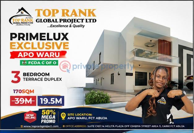 3 bedroom Residential Land For Sale Apo Waru Opp African Medical Center Abuja Apo Abuja Phase 2 