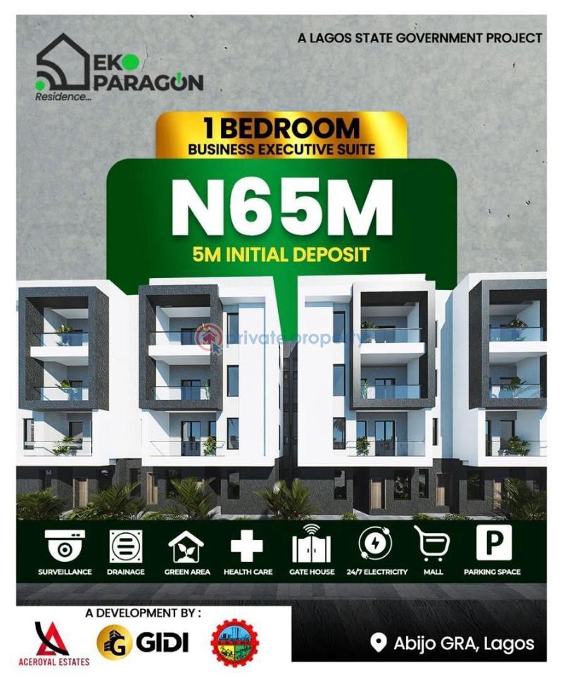 1 bedroom Block Of Flats For Sale Eco Paragon Residence Estate Abijo Ajah Lagos - 1