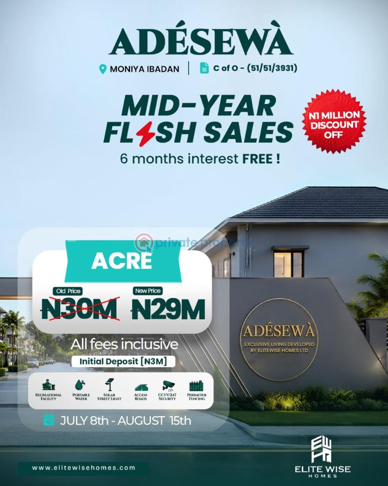 Residential Land For Sale Adesewa Estate Moniya Ibadan Moniya Ibadan Oyo