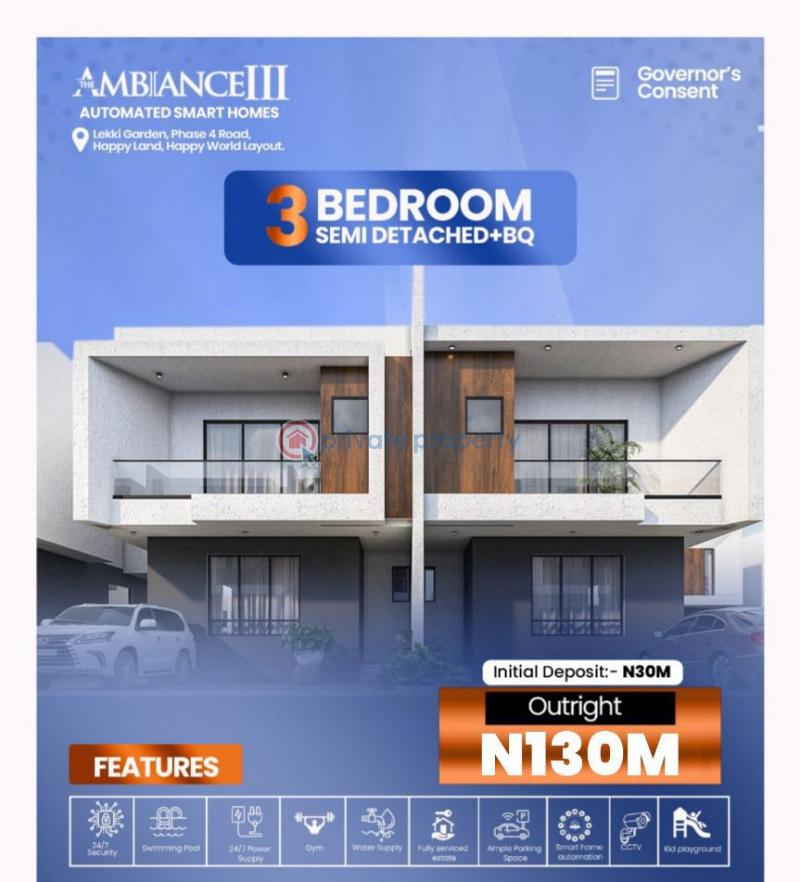 3 bedroom Semi detached Duplex For Sale Abraham Adesanya Ajah Lagos - 2
