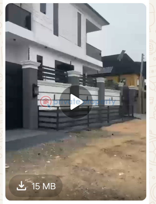 2 bedroom Duplex For Rent In Seren And Secured Estate Off Ago. Ago Palace Isolo Lagos