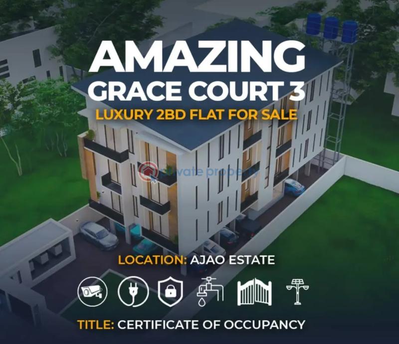 2 bedroom Block Of Flats For Sale Amazing Court 3 Ajao Estate Isolo Lagos