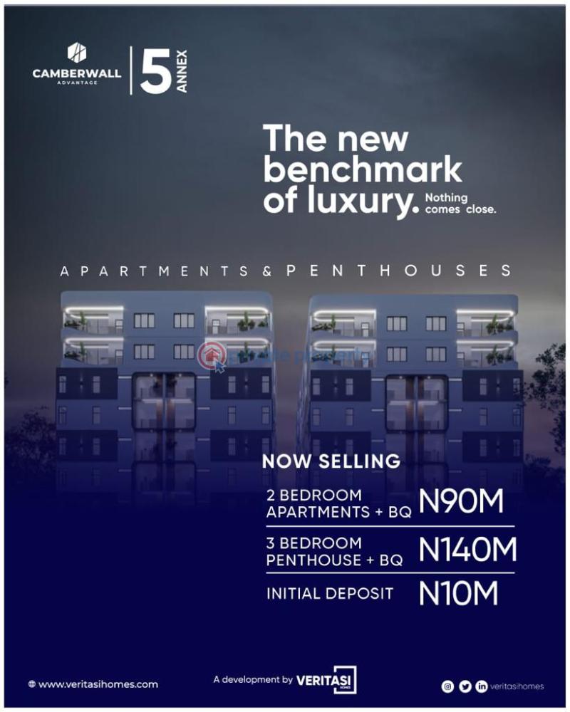3 bedroom Block Of Flats For Sale Camberwell Advantage 5 Extension Lekki Phase1 Off Freedom Way Lekki Phase 1 Lagos - 1