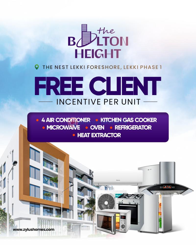 2 bedroom Block Of Flats For Sale Bolton Heights The Nest Lekki Foreshore Lekki Phase 1 Lekki Phase 1 Lagos - 1