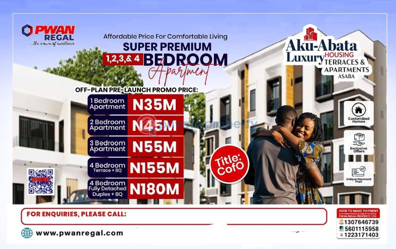 2 bedroom Block Of Flats For Sale Okpanam City Gate Asaba Delta - 0