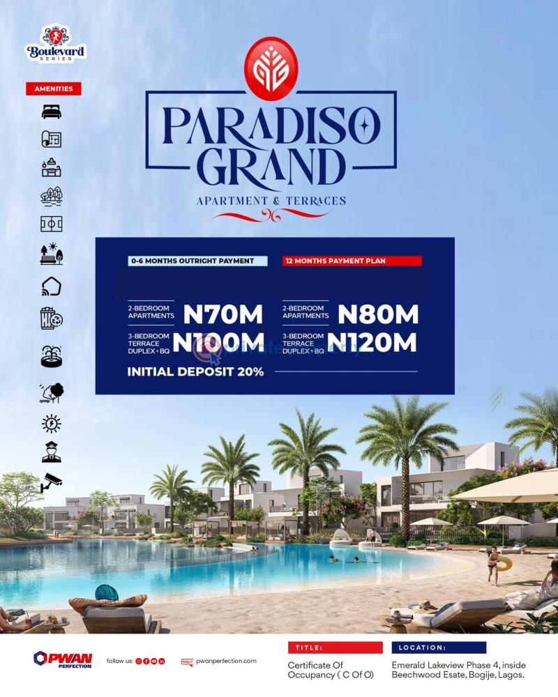 2 bedroom Block Of Flats For Sale Beechwood Estate, Bogije Bogije Sangotedo Lagos