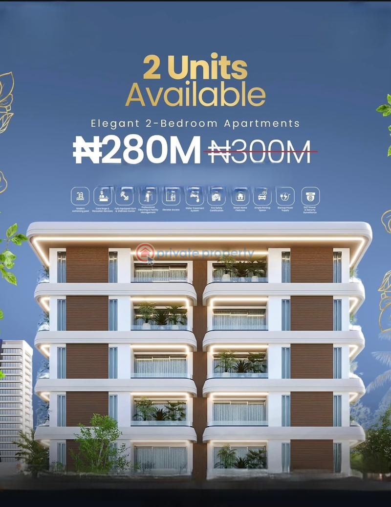 2 bedroom Block Of Flats For Sale Admiralty Lekki Phase 1 Lagos - 1