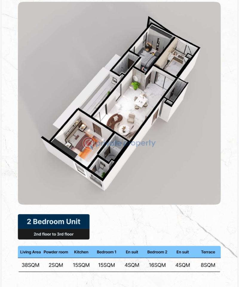 2 bedroom Flat & Apartment For Sale Oniru Victoria Island Lagos - 4