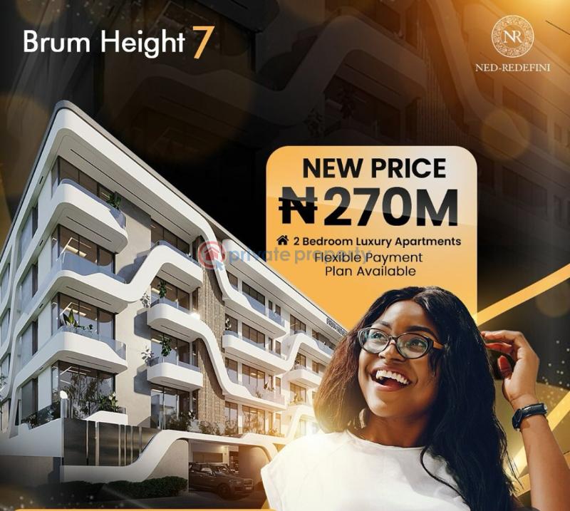 2 bedroom Block Of Flats For Sale Brum Height Lekki Phase 1 Eleko Ibeju-Lekki Lagos