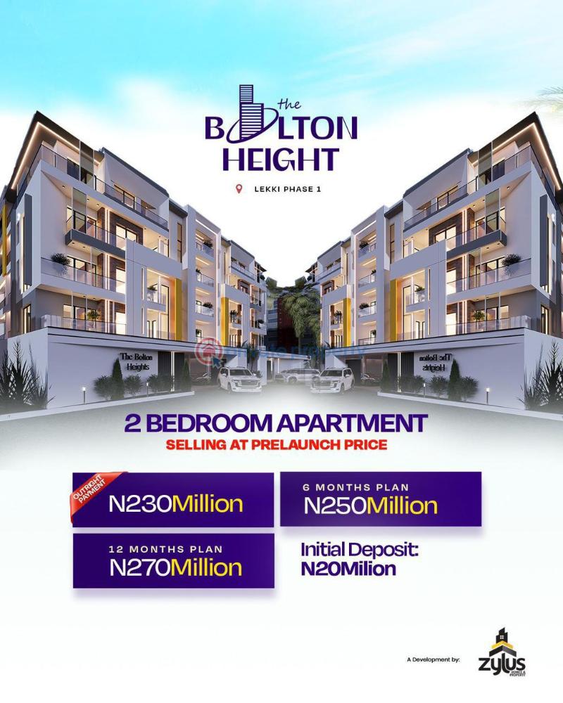 2 bedroom Block Of Flats For Sale Bolton Heights, Nest Lekki Forshore Lekki Phase 1 Lagos - 0