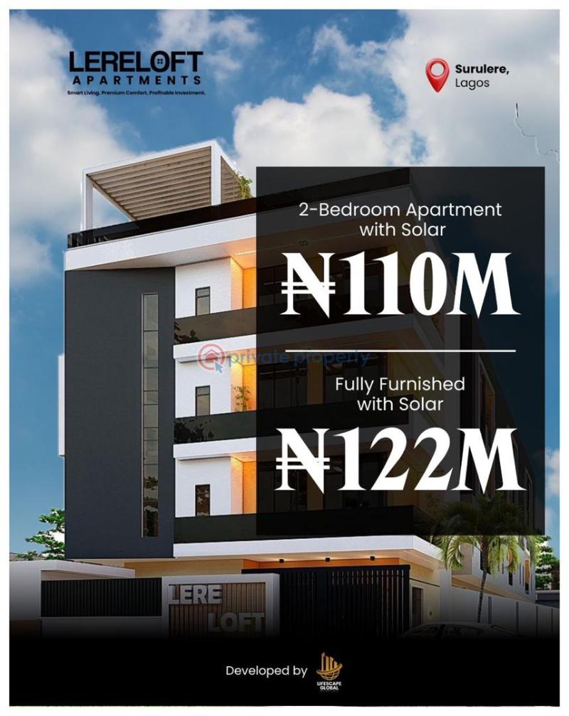 2 bedroom Block Of Flats For Sale Lereloft Apartment Aiyetoro Aguda Surulere Lagos Aguda  Surulere Lagos - 0
