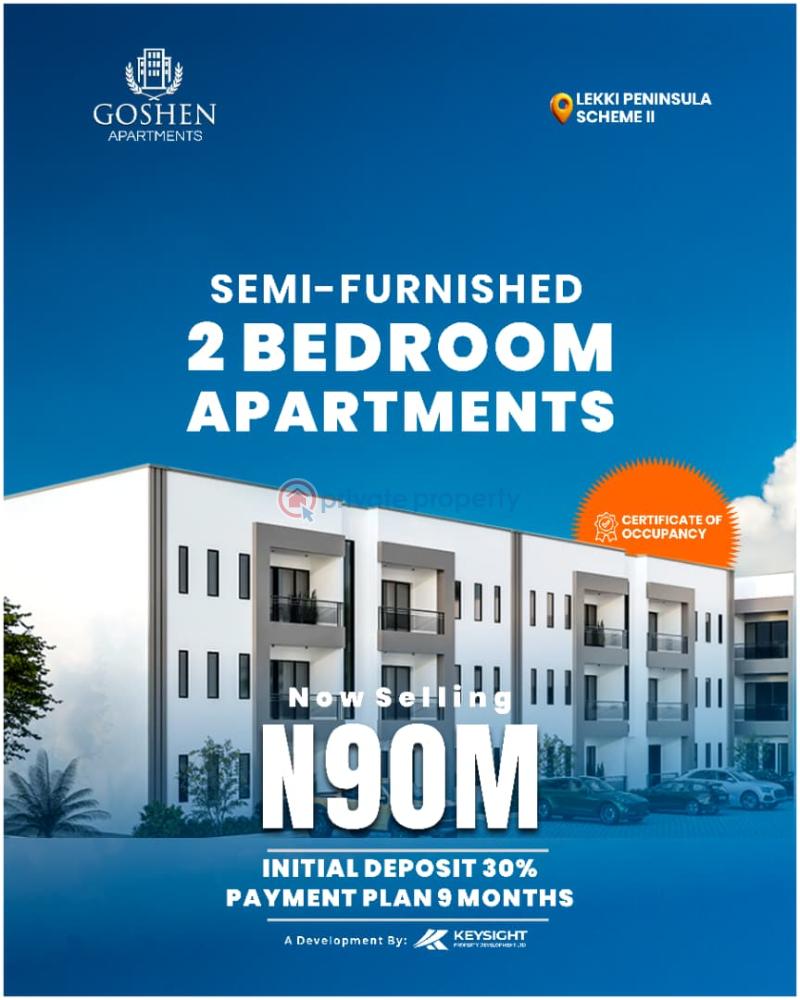 2 bedroom Block Of Flats For Sale Goshen Apartments Lekki Lekki Lagos