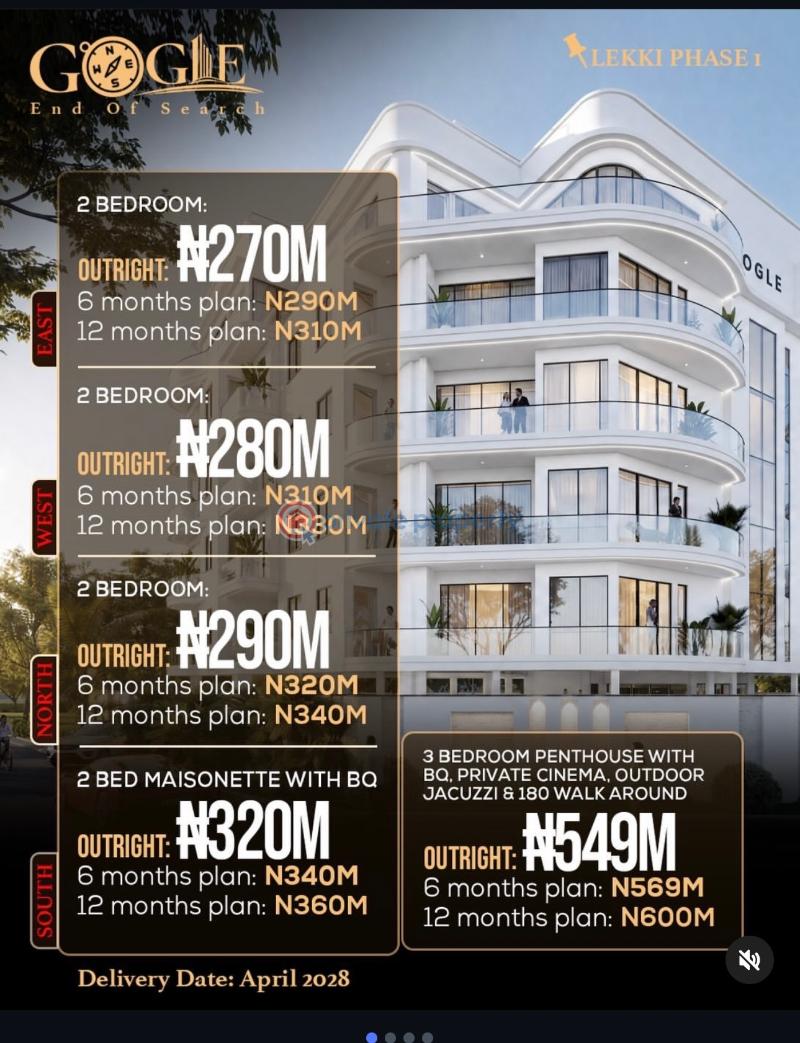 2 bedroom Block Of Flats For Sale Lekki Phase 1 Lagos - 0
