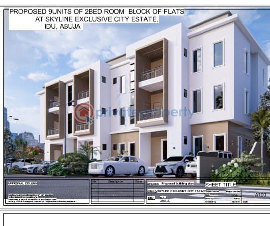 2 bedroom Block Of Flats For Sale Skyline Exclusive City, Guosa District Idu Opposite The Nigerian Army Housing Estate Idu Abuja Phase 4  - 0