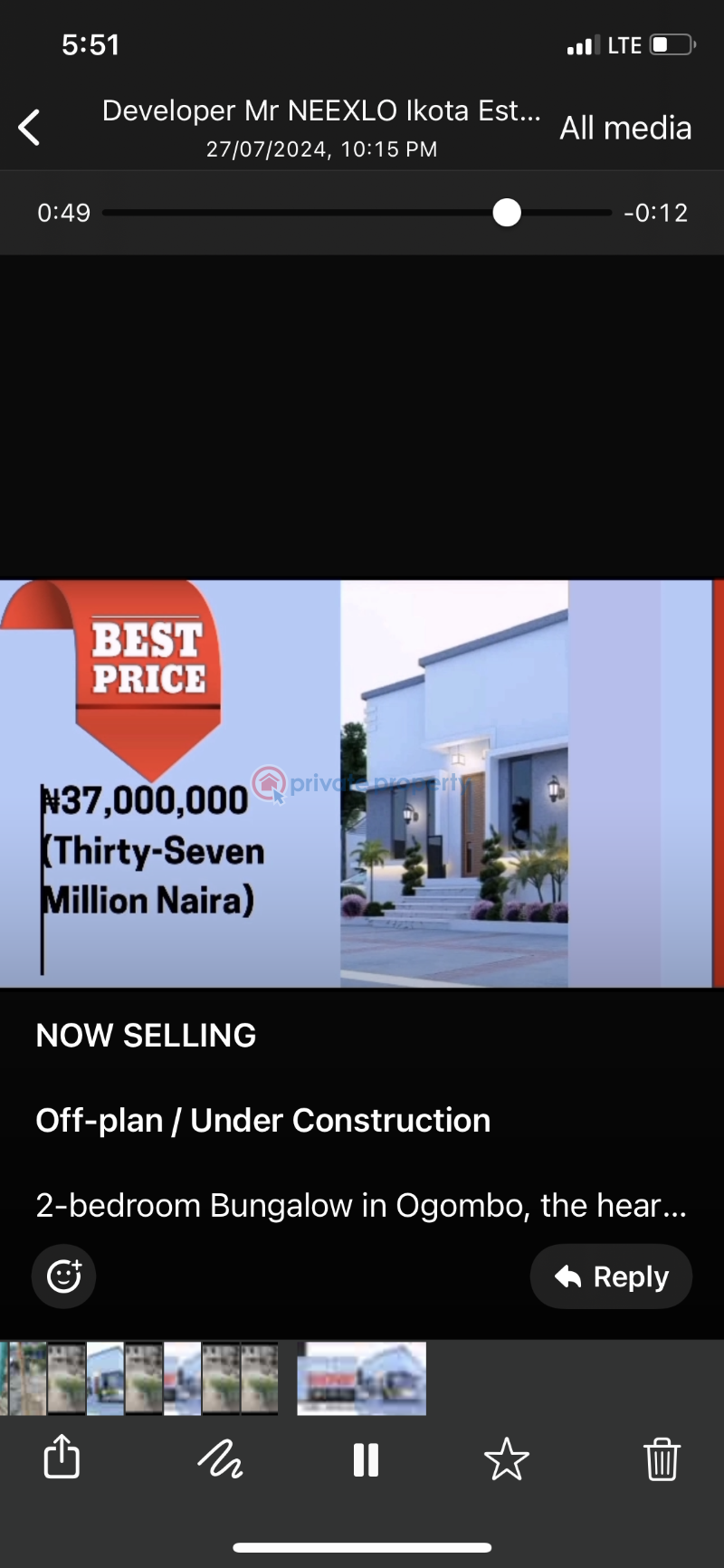 2 bedroom Semi detached Bungalow For Sale Ogombo Ajah Lagos - 6